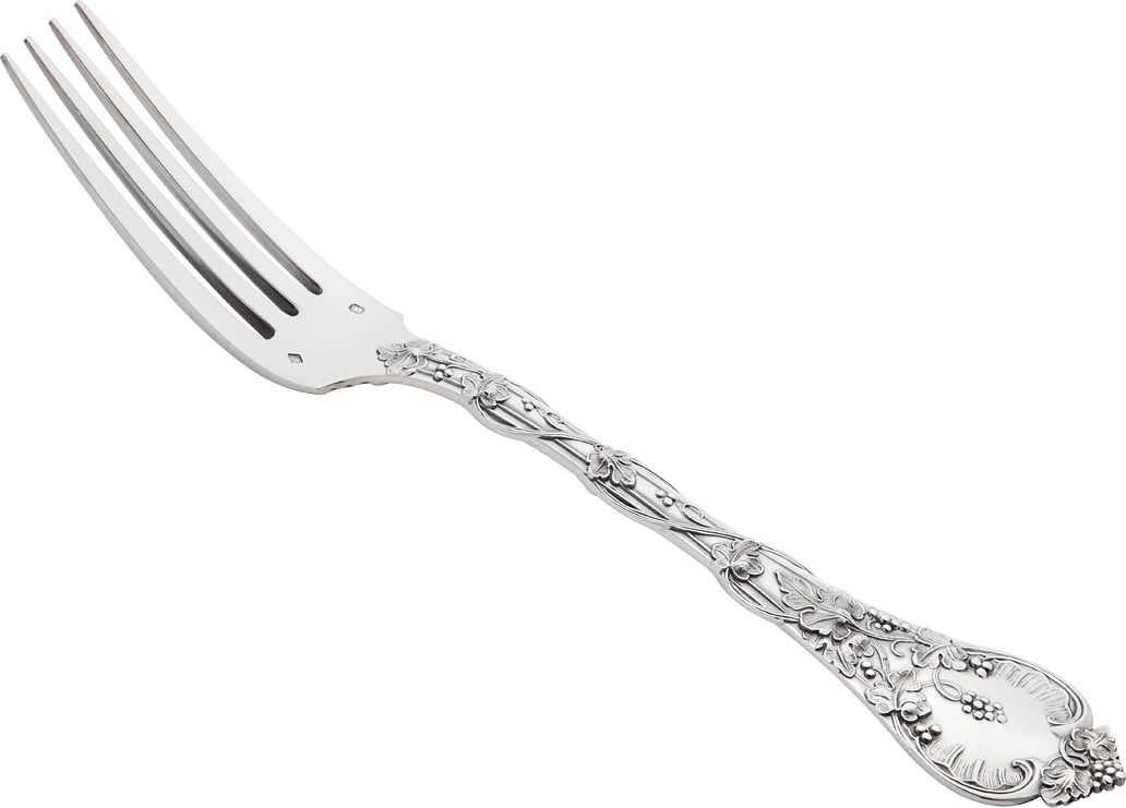 101871 Odiot Вилка столовая Odiot "Демидофф" 22,5см (серебро 925) Серебро 925 