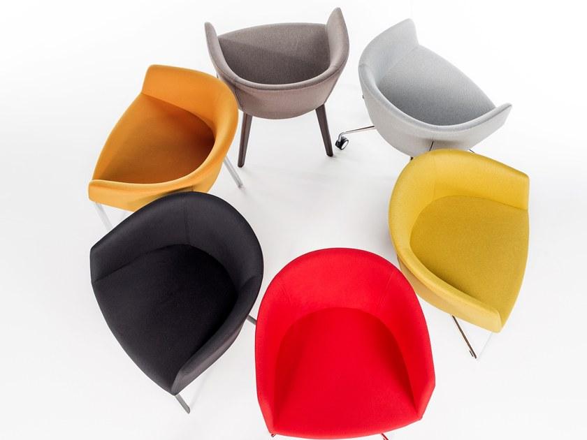 B&T Design Вращающееся кресло из ткани с 4 спицами sun-id-1431714 - Вид №5