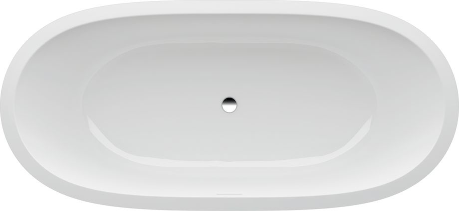 H2459710006151 Ванна, встраиваемая, с каркасом, материал Sentec, отверстие слива в центре LAUFEN PRO