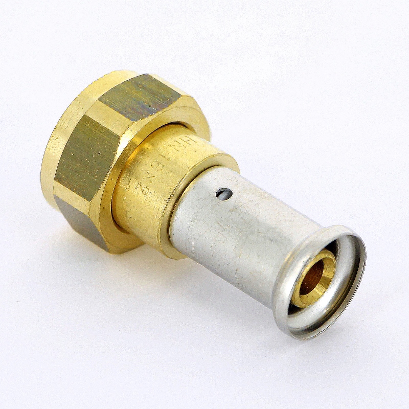 Муфта с накидной гайкой, плоская прокладка пресс HENCO 16x3/4" 26P16Z05 - Вид №2