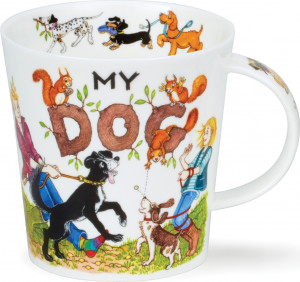 10638959 Dunoon Кружка Dunoon "Моя собака.Кернгорм" 480мл Фарфор костяной