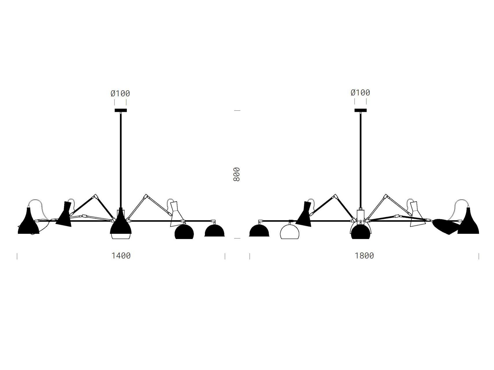 Регулируемый светодиодный подвесной светильник Renzo Serafini IMPERFETTO ARCH-00035522 - Вид №8