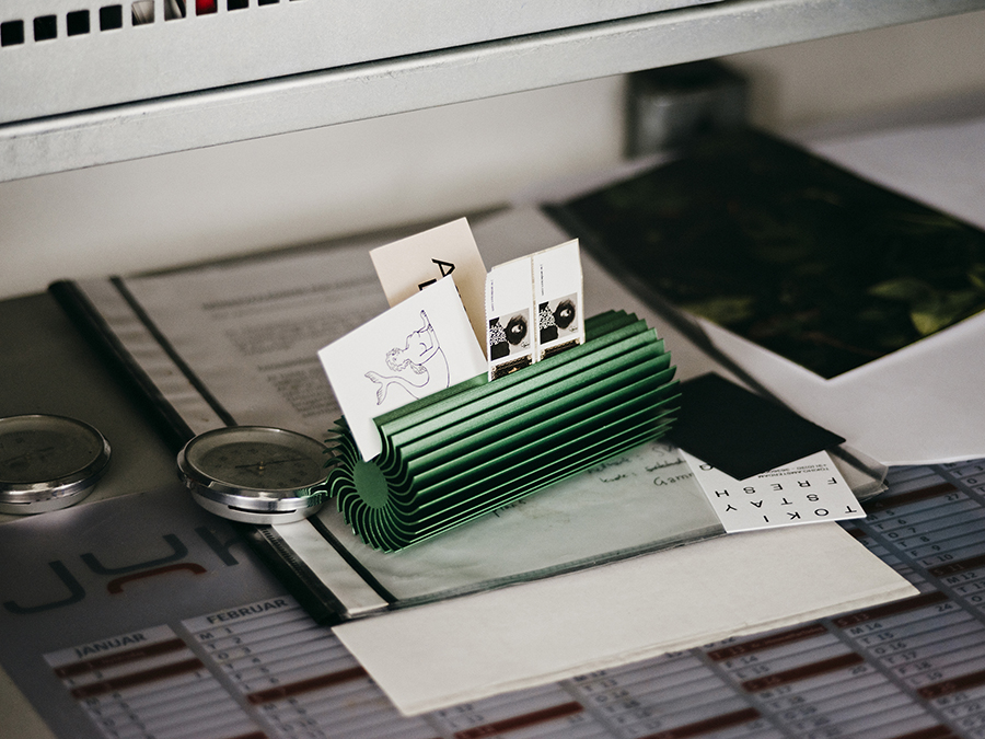 Органайзер для мелких предметов Starfish 5.5х5.5х14 см, зеленый Hay 506383 - Вид №3