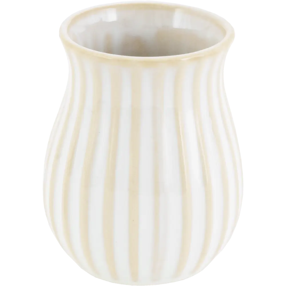 Стакан для зубных щёток Swensa Lotta керамика цвет бежевый STLM-2040118