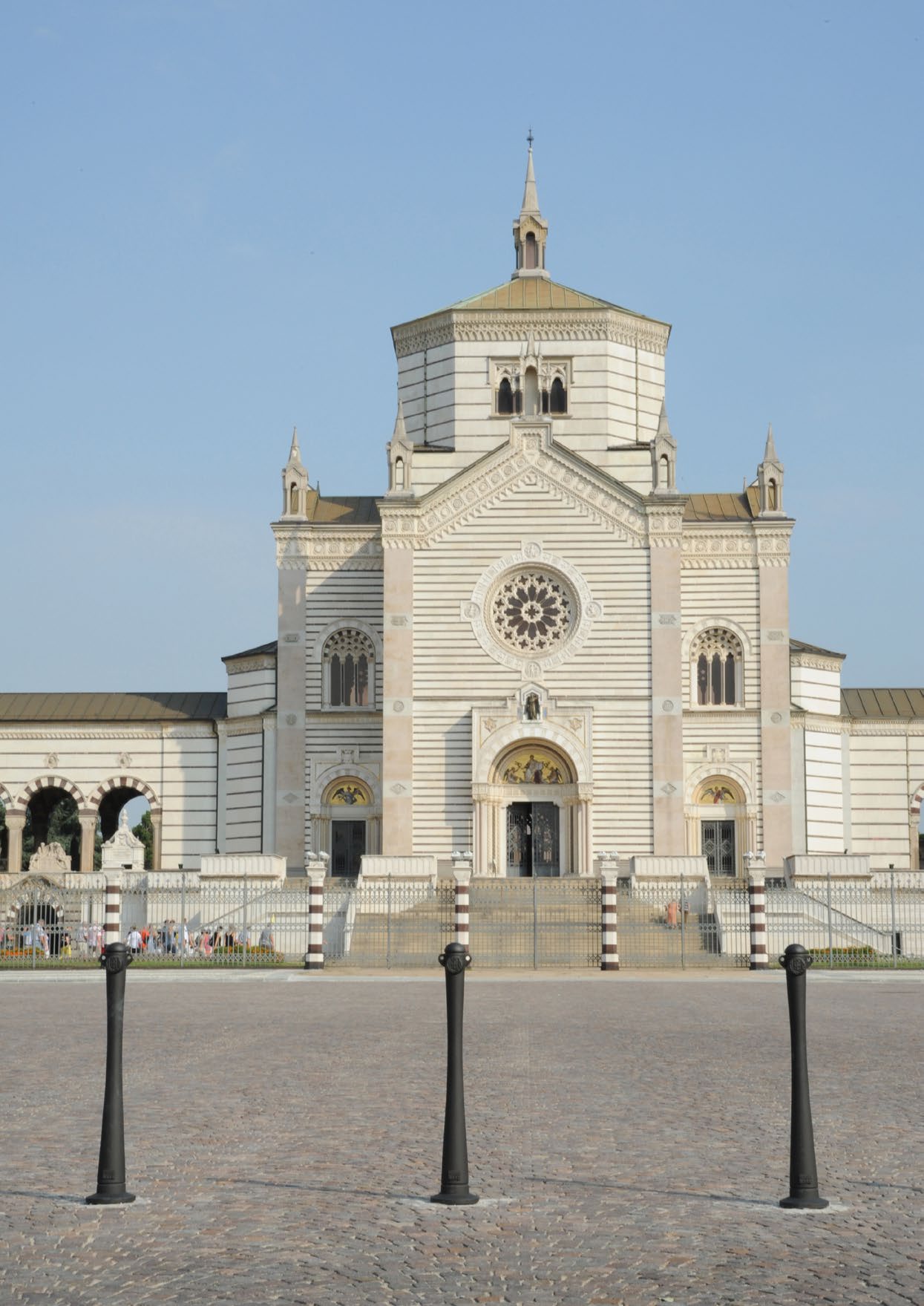 Чугунный столб боллард для цепей Neri Salix ARCH-00112197 - Вид №2