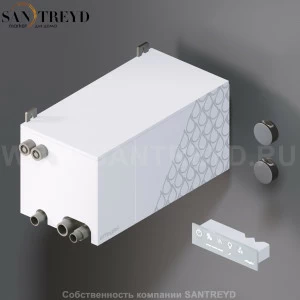 Effegibi NUVOLA N55 Встроенный парогенератор для турецкой бани, мощность - 5,5 кВт, объем - от 4,5 до 5,5 куб. м., производительность - 8,1 кг/час