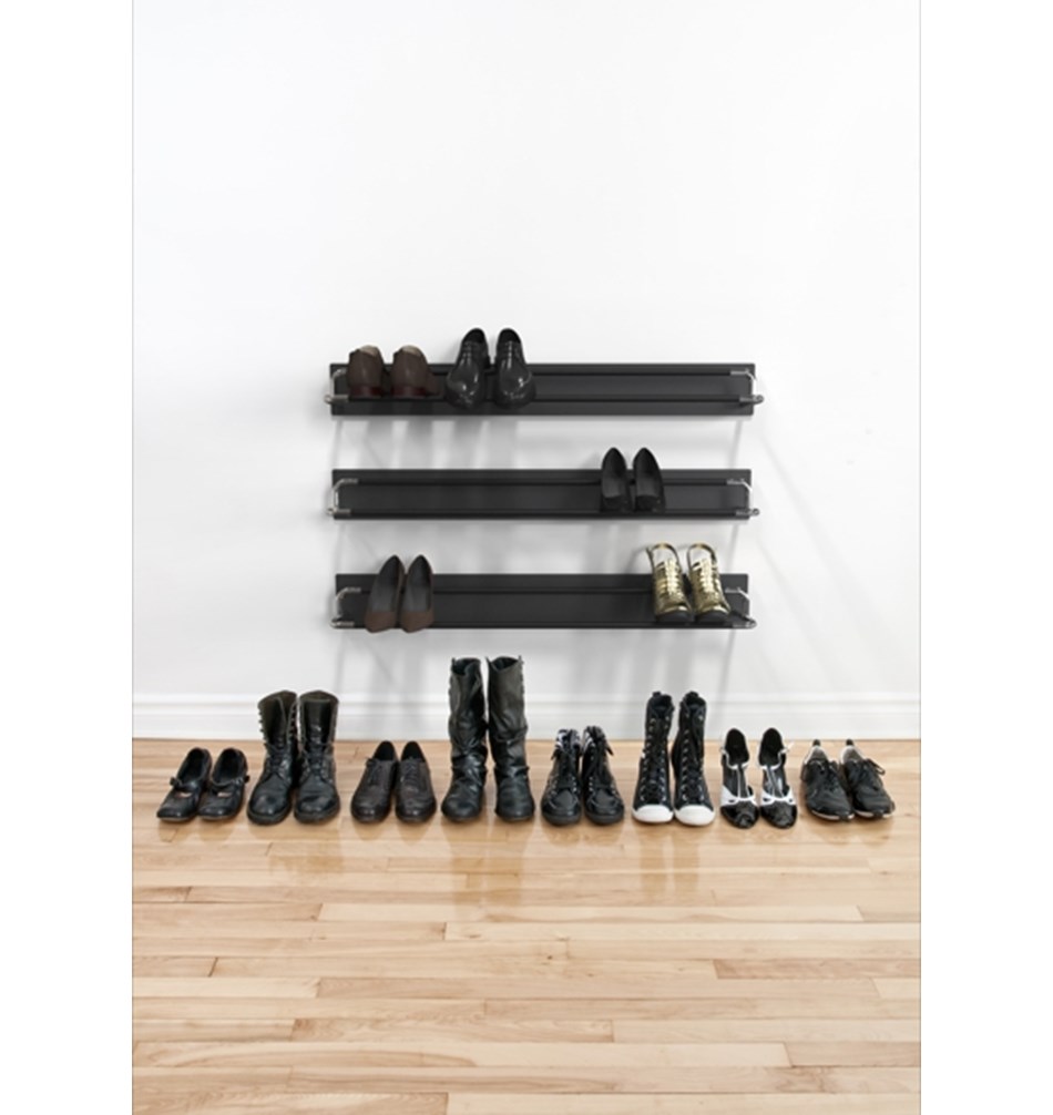 FROST Полка для обуви RADA, 60см » черная / полированная Сталь Черный / полированный W5001-B  - Вид №1