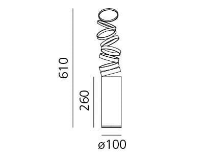 Алюминиевая светодиодная настольная лампа Artemide Светильник для разложения ARCH-00018105 - Вид №1