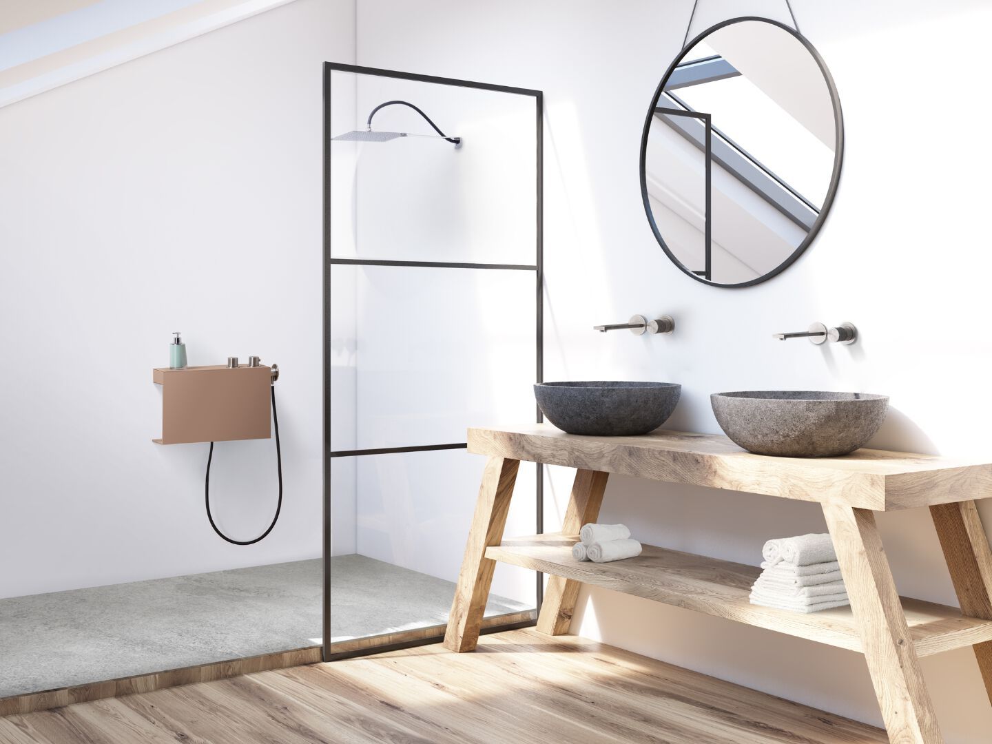 Стержень из нержавеющей стали с ручным душем Cropelli Alyssia ARCH-00026928 - Вид №16