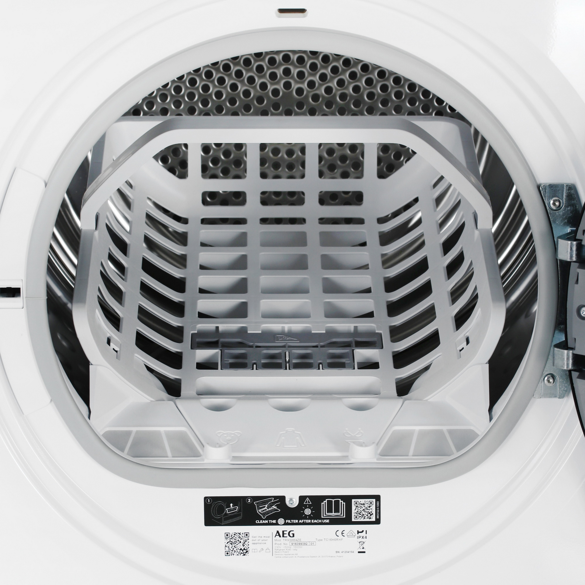 9112476 Сушильная машина AEG TR939M4ZE белый STDN-0142983 - Вид №6