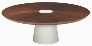 HUGUES CHEVALIER Круглый деревянный журнальный столик Saint-germain