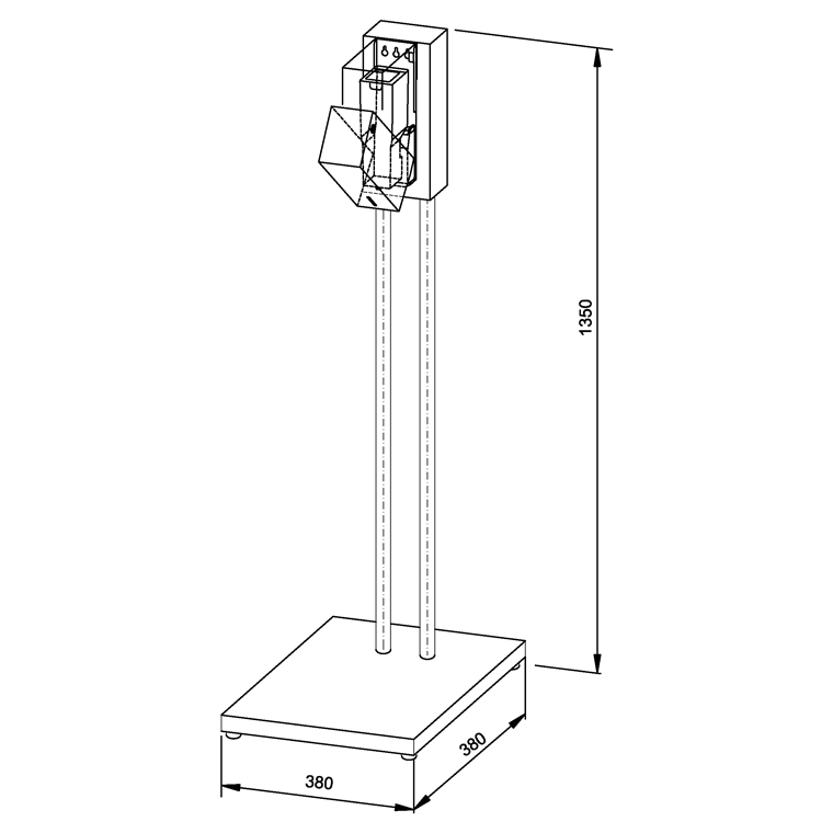 727370 Стенд станции гигиены модели WP102e-7S WAGNER_EWAR A-LINE Wagner Ewar  - Вид №1