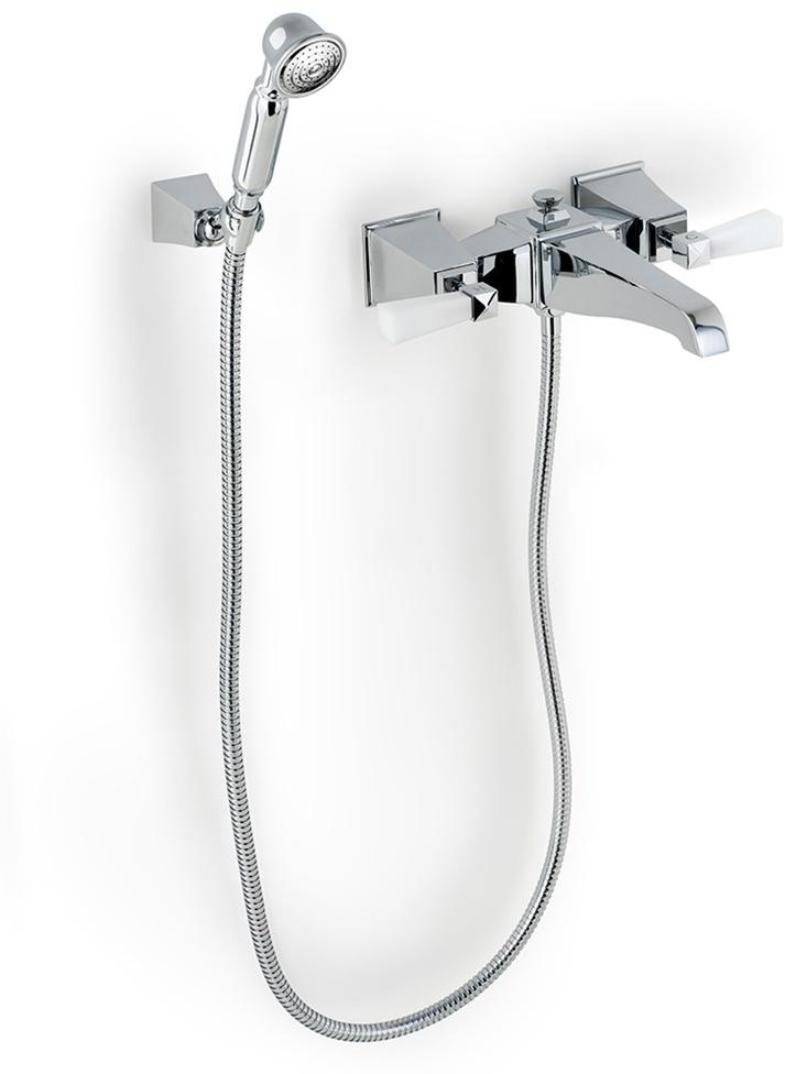 Devon&Devon Смеситель для ванны настенный из латуни с ручным душем Vip time sun-id-1465706 - Вид №1