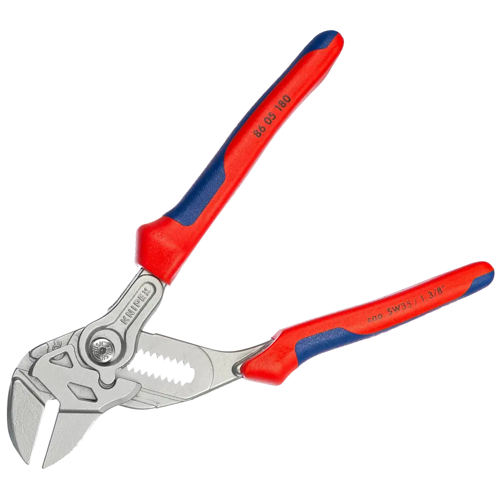 Клещи переставные Knipex KN-8605180 захват до 35 мм длина 180 мм 82212106 STLM-2202961 