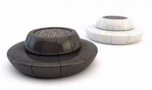 Bellitalia Круглая скамья со встроенной сеялкой со спинкой Olimpo