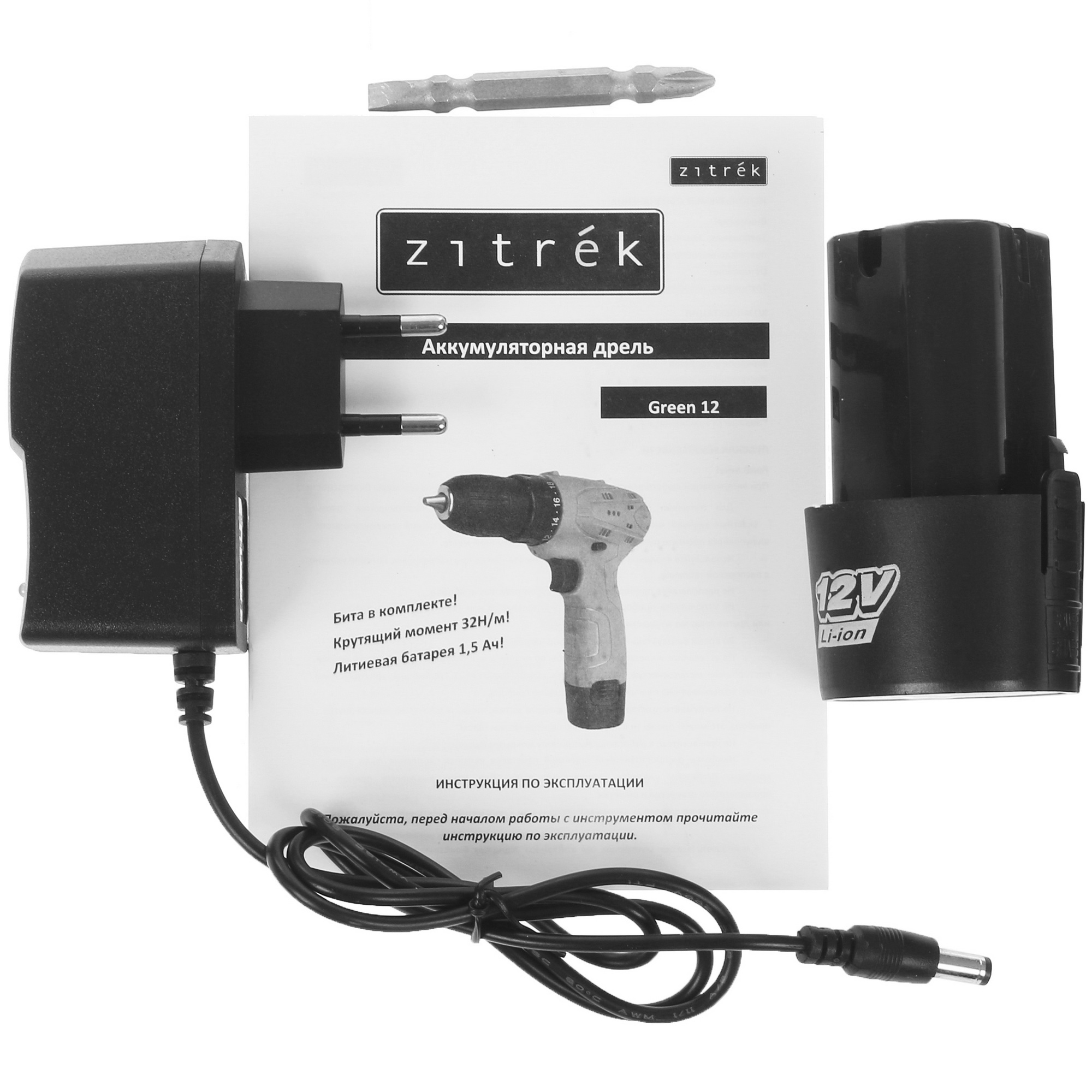 Дрель-шуруповерт Zitrek Green 12-Li 063-4072 5304361 STDN-0055264 - Вид №4