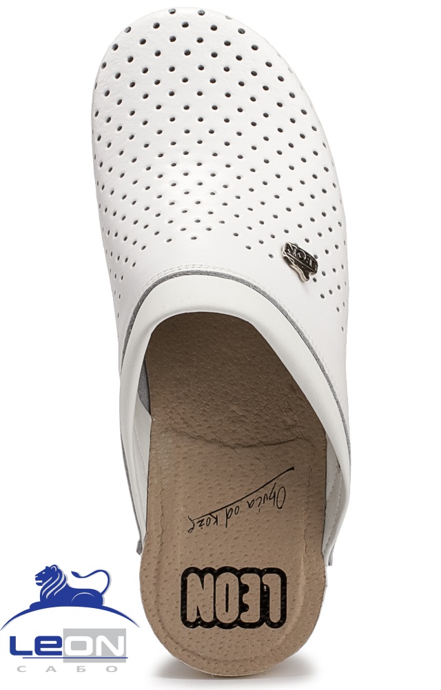 62024 Сабо "Leon LIGHT" мужские белые LEON  Сабо и сланцы размер 42  - Вид №1