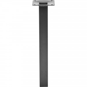 82732792 Ножка квадратная 250х25 мм, сталь, цвет черный