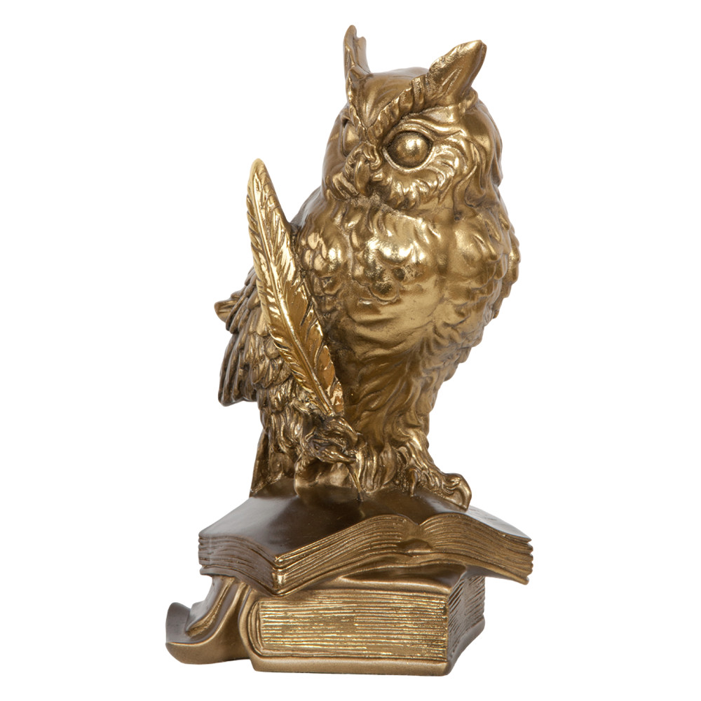 22378 Статуэтка Ученый Филин 20 см Бронза BOGACHO 4627138239445 - Вид №5