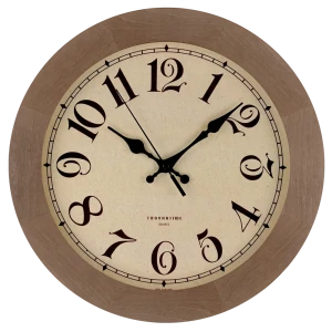 Часы настенные Шарм дерево d30 см цвет коричневый