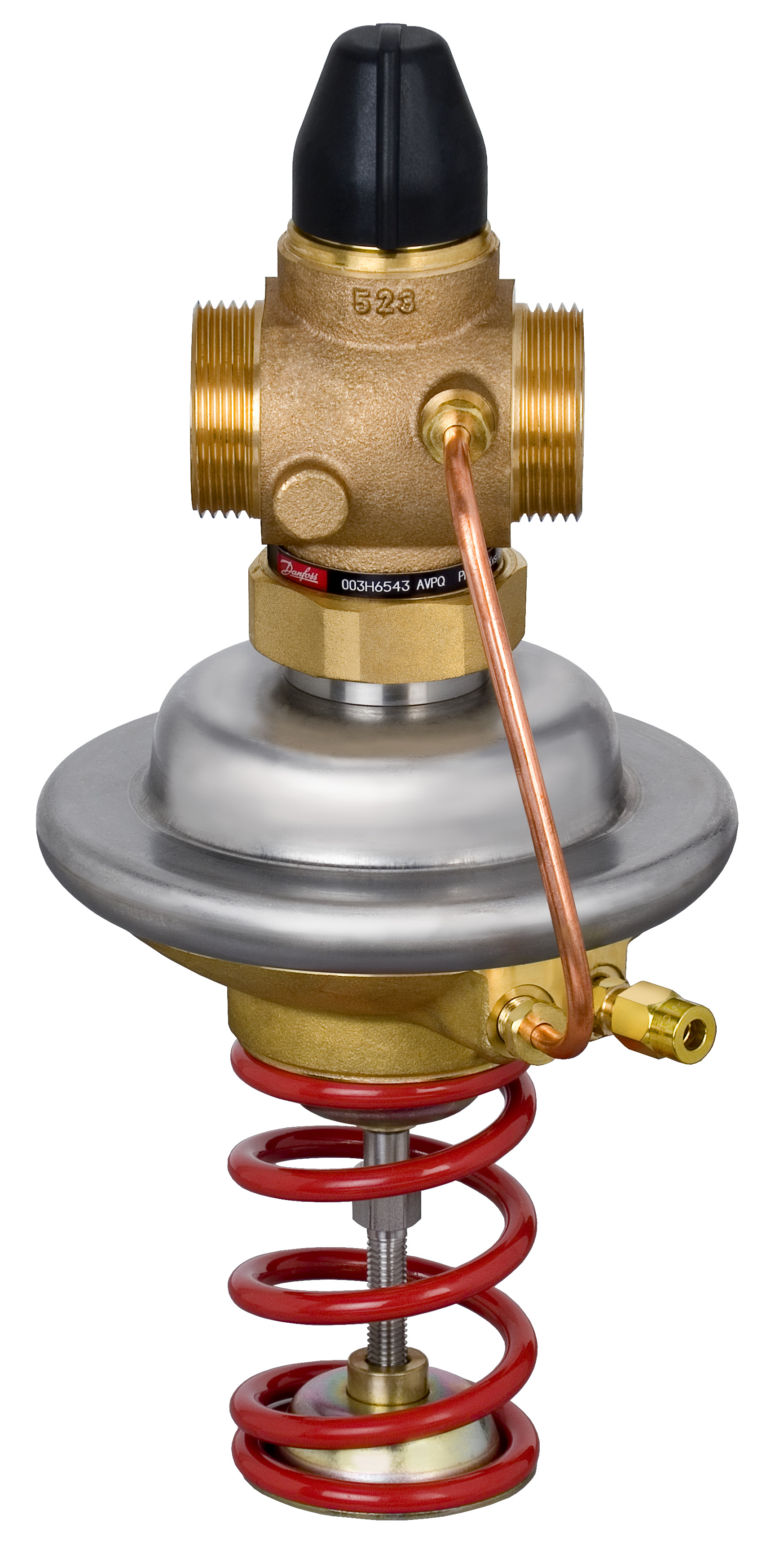 Danfoss Регулятор перепада давления AVPQ для монтажа на обратном трубопроводе РПД AVPQ PN25 15/10,3-2,0/0,2/рез/обр. 003H6921  - Вид №16