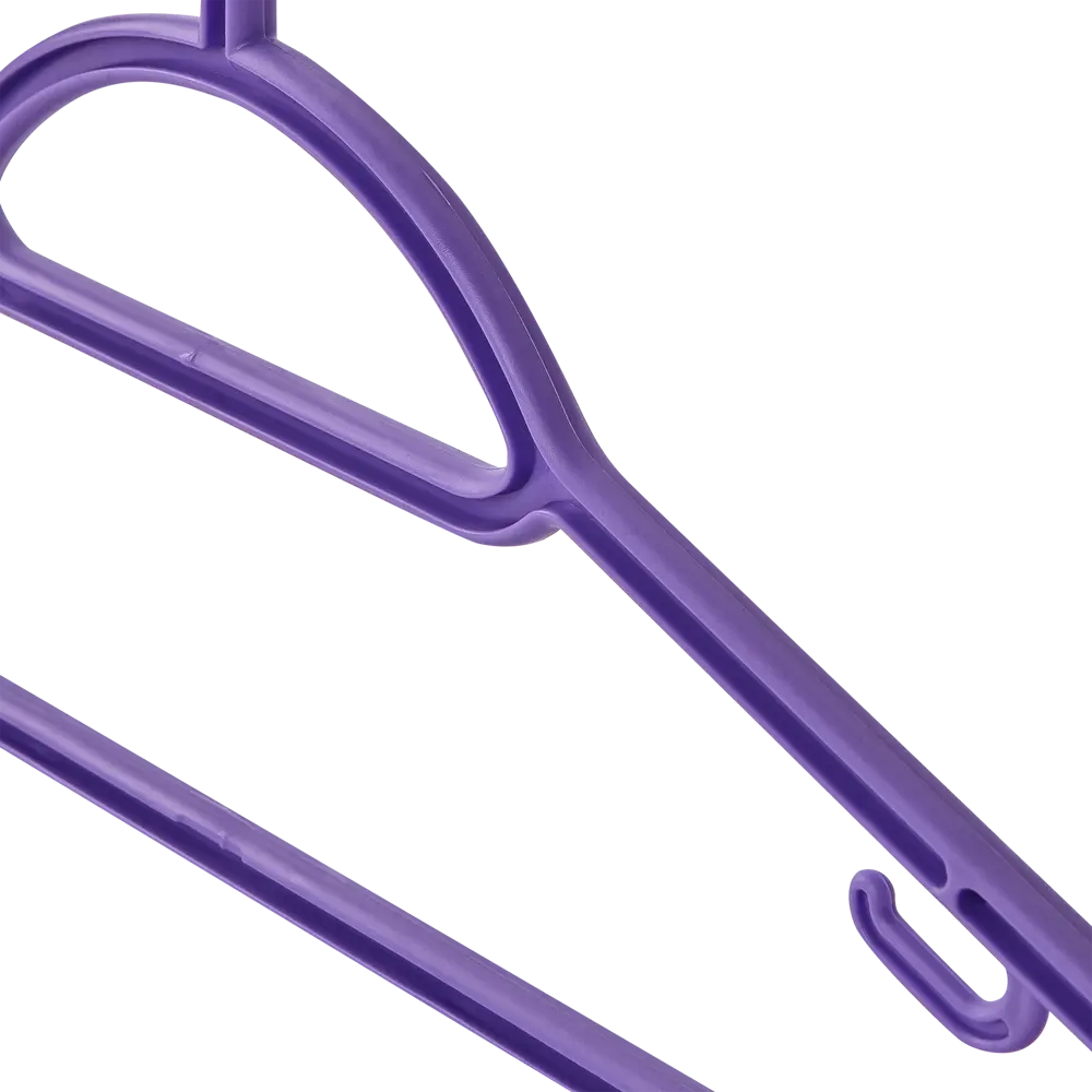 Плечики Martika 42x20.6 см полипропилен цвет фиолетовый STLM-2188668