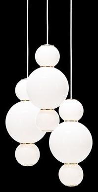 Formagenda Светодиодная подвесная лампа из сатинированного стекла Pearls sun-id-1476431 - Вид №6