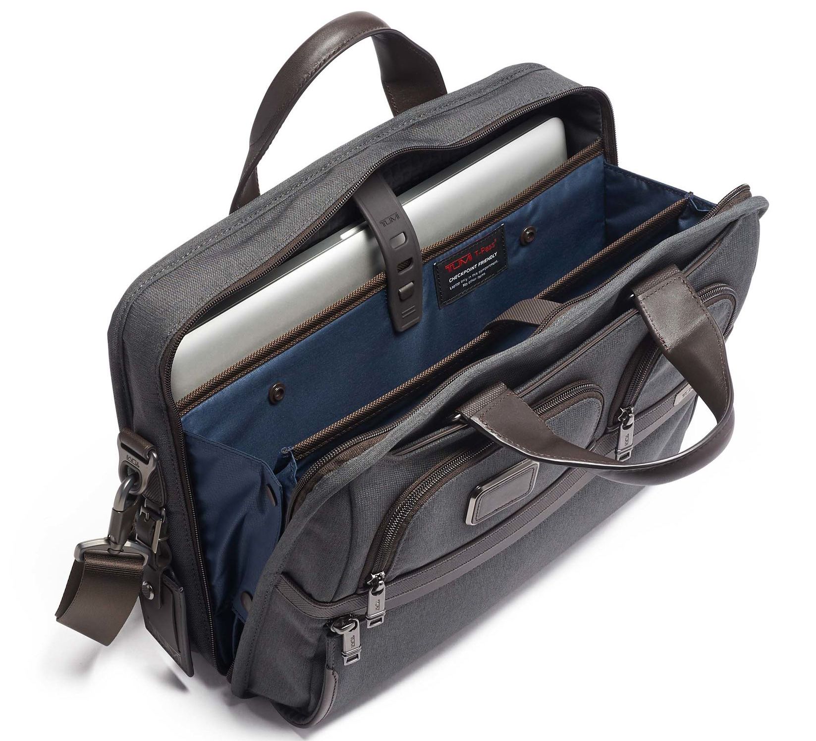 2603516AT3 Сумка для ноутбука T-Pass Slim Brief Tumi Alpha 3  - Вид №3