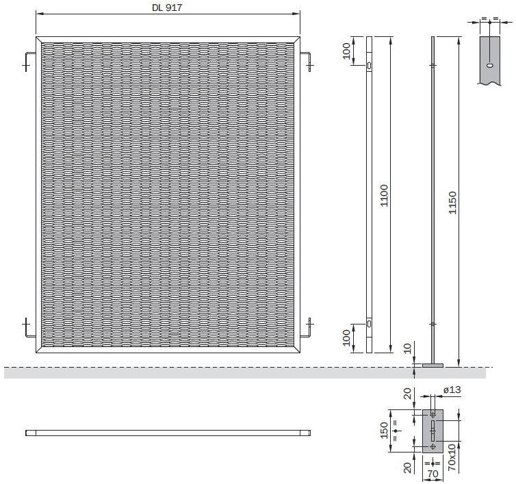 FILS Забор из алюминия или углеродистой стали Fils21 sun-id-1405716 - Вид №1