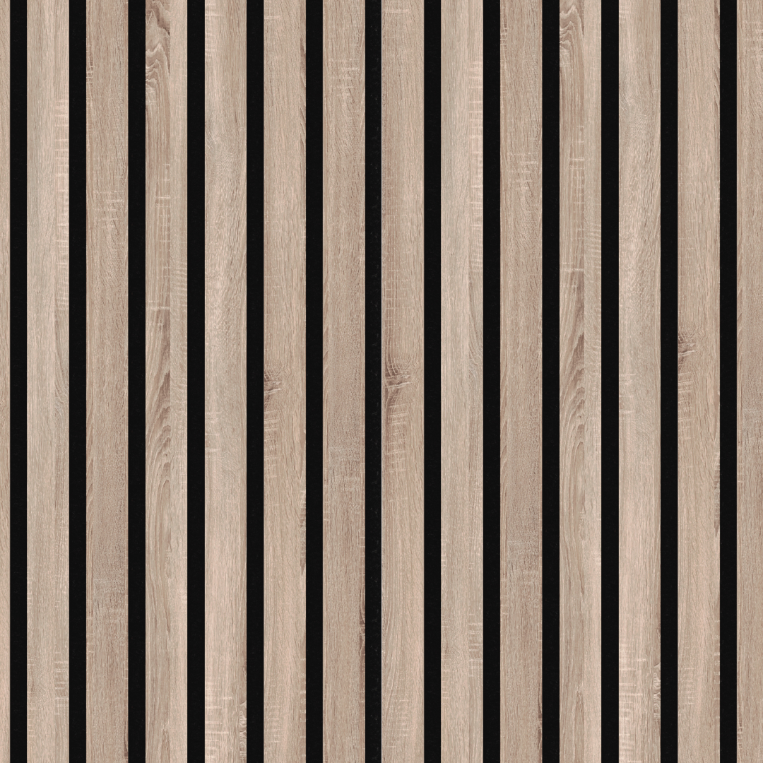 Панель Стеновая Акустическая Stella Trend Standart Дуб Сонома 900х600х21 (уп.1шт.) STSR-06 - Вид №2