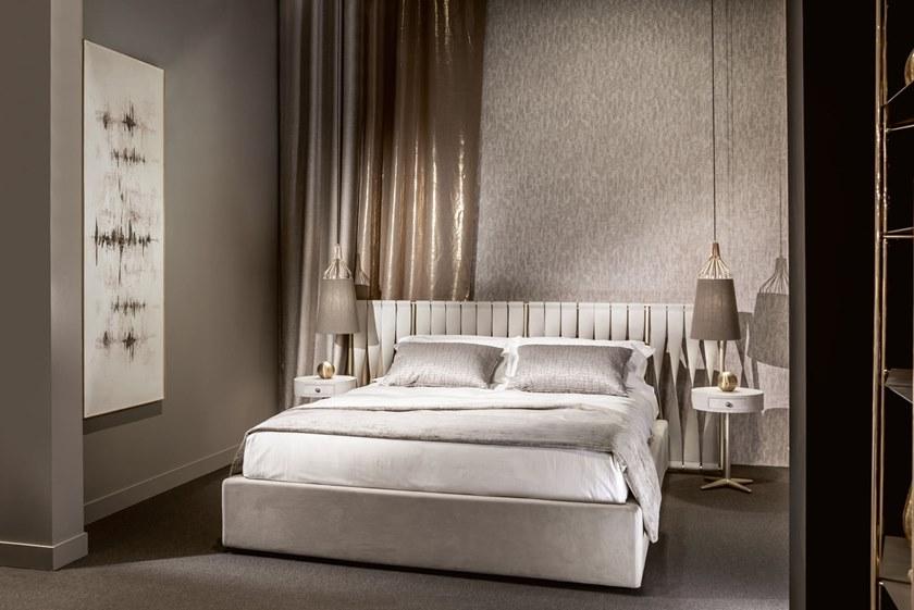 Cantori Двуспальная кровать в коже Twist sun-id-1348850 - Вид №2