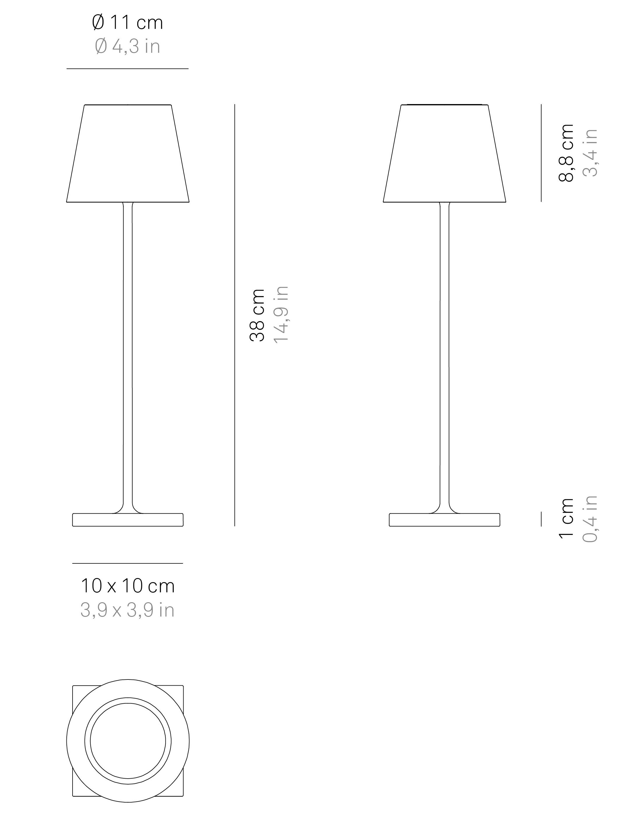 Аккумуляторная настольная лампа Zafferano Poldina ARCH-00091796 - Вид №17