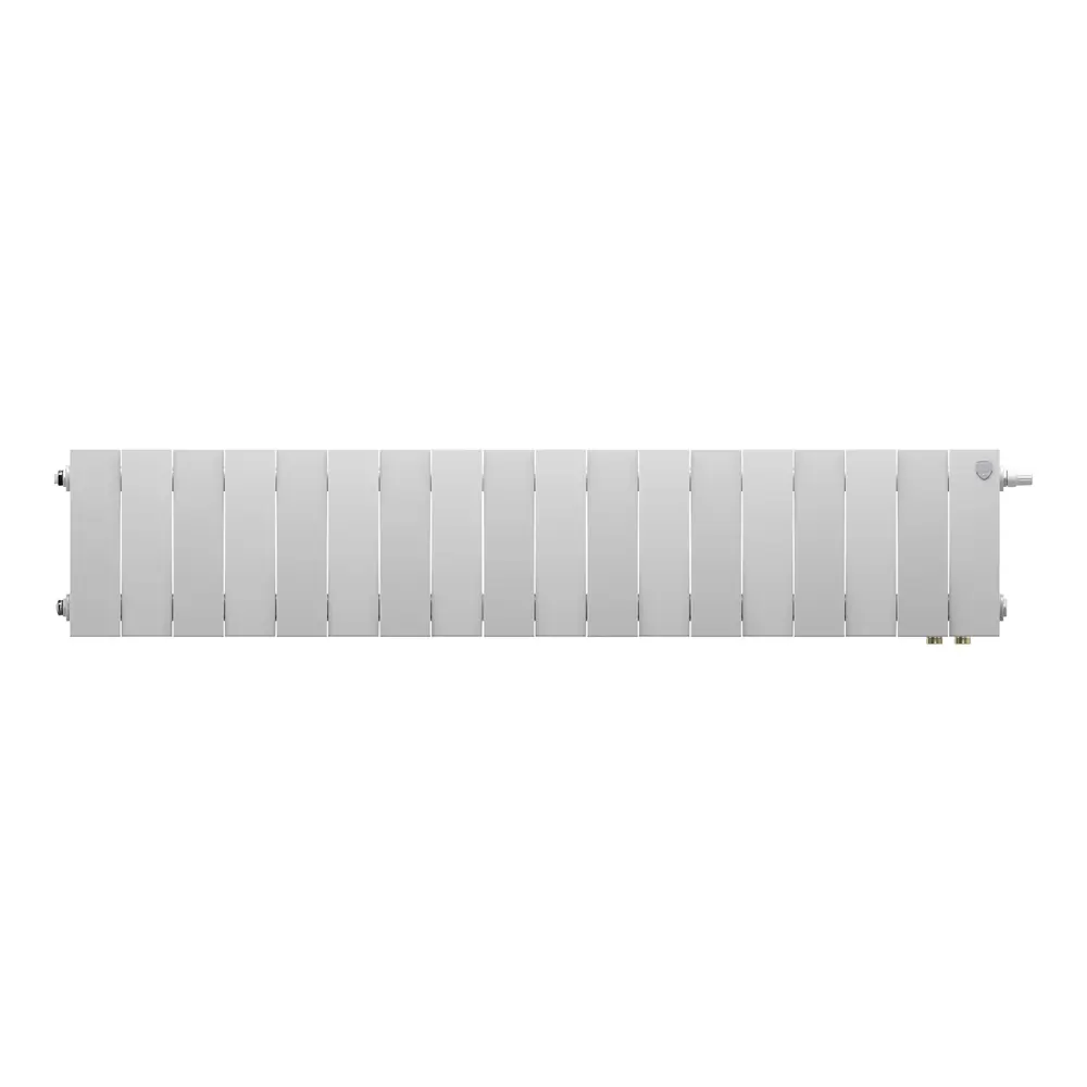 Радиатор секционный Royal Thermo PianoForte VDR80 200/10 18 секций нижнее правое подключение биметалл белый 89408783 STLM-2120130 
