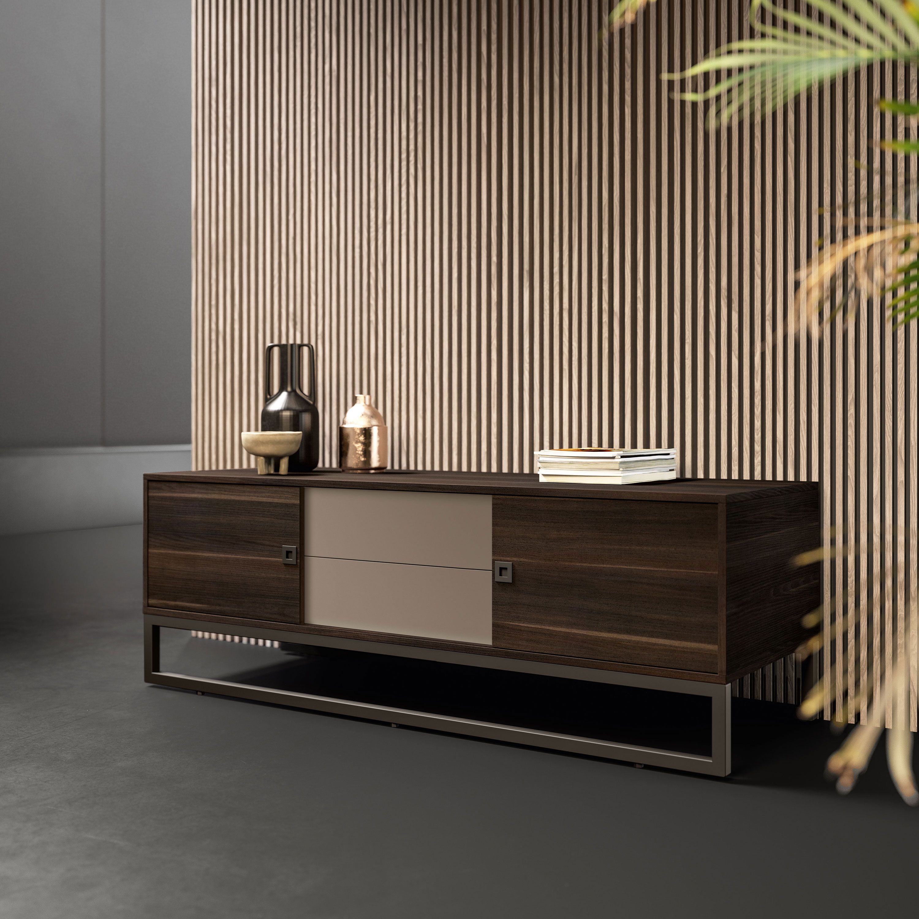 Деревянный офисный шкаф с распашными дверцами и ящиками About Office Bold58 ARCH-00141530 - Вид №2