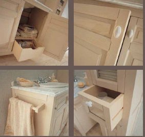 Essenze 1 Комплект мебели cm 95 Berloni Bagno 43050 - Вид №1