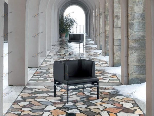 Luxy Кожаное кресло с подлокотниками Ponte sun-id-1377541