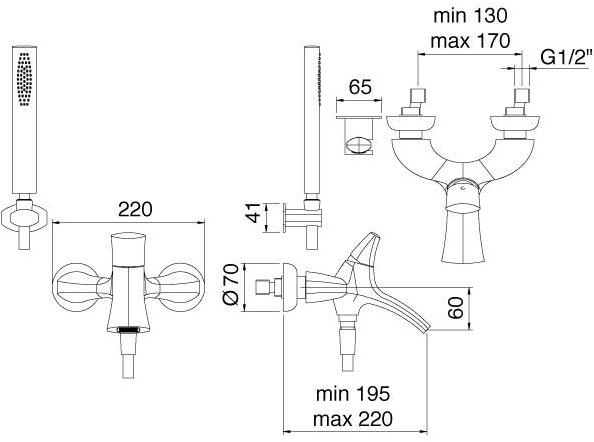 Rubinetterie Treemme Hedo' sun-id-1443861 - Вид №2