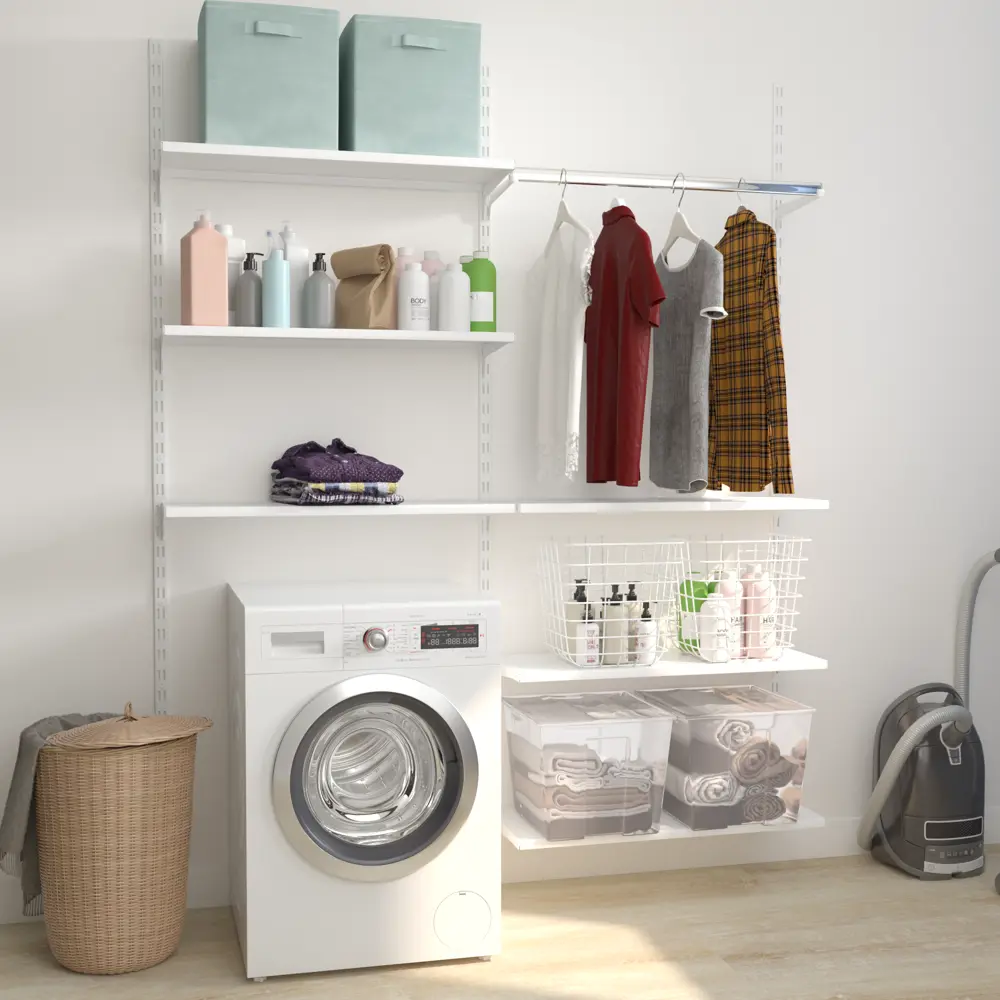 Кронштейн для штанги Spaceo цвет белый STLM-2130241 - Вид №19