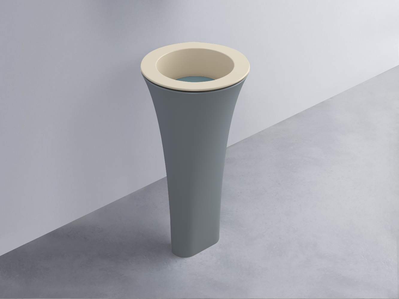 AMLA45-LN+AMPILT-PL+AMCOLT-BR Раковина Amedeo Tondo отдельностоящая cielo Enjoy + Amedeo Ceramica Cielo