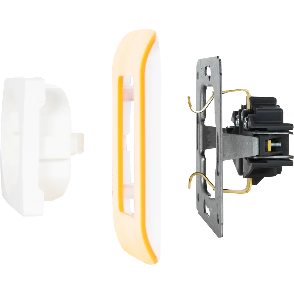 Рамка для розеток и выключателей Lexman Cosy 2 поста, цвет оранжевый STLM-2089411 - Вид №2