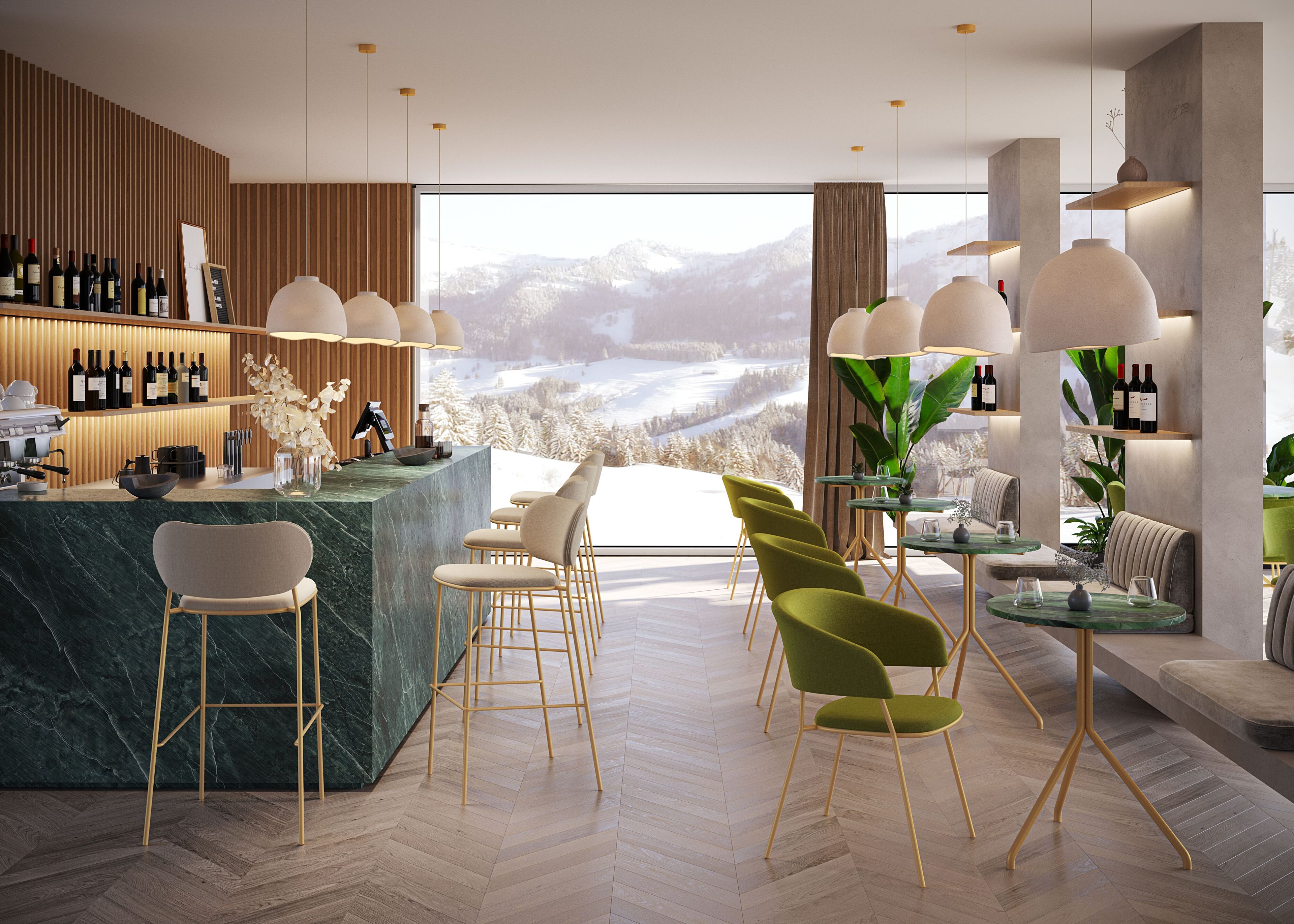 Мягкий стул из ткани GABER Nuta Light ARCH-00095640 - Вид №3