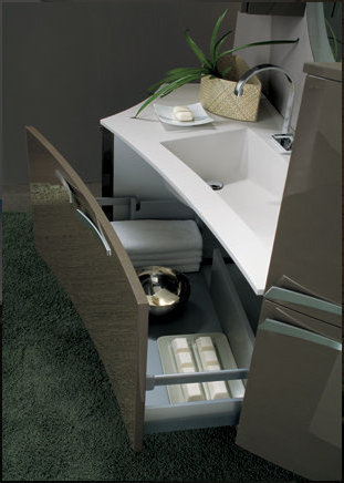 KE22 KENZIA Комплект мебели для ванной комнаты 155 см ARDECO Ardeco S. R. L 42747 - Вид №2