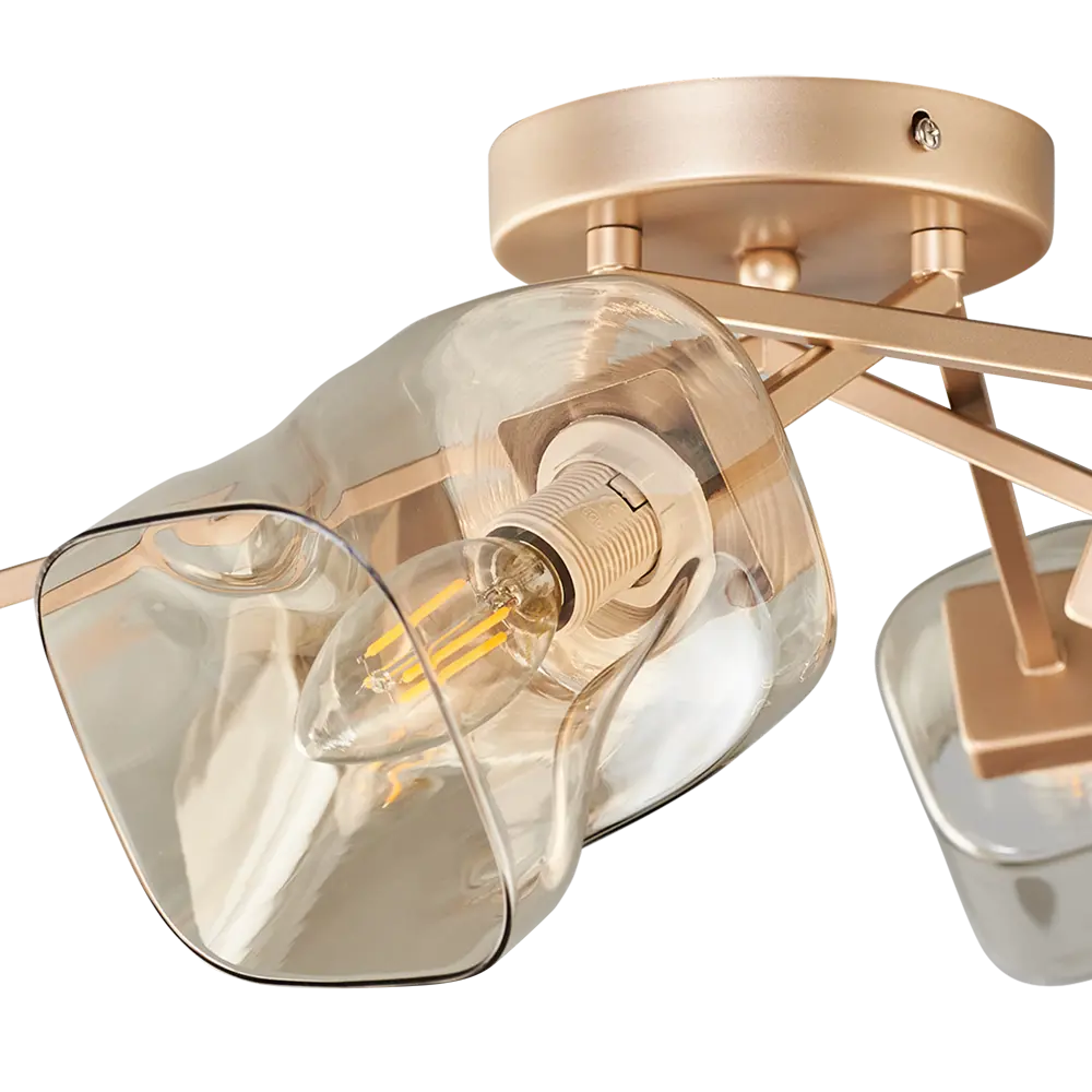 Потолочный светильник Freya FR5095CL-06G с 6 лампами для гостиной и спальни 89168197 STLM-0079398 - Вид №5