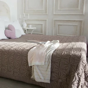 Плед MARLY 220*240 APERO ДИЗАЙНЕРСКИЕ, ВЯЗАНЫЕ, ОДНОТОННЫЕ 010341 Бежевый