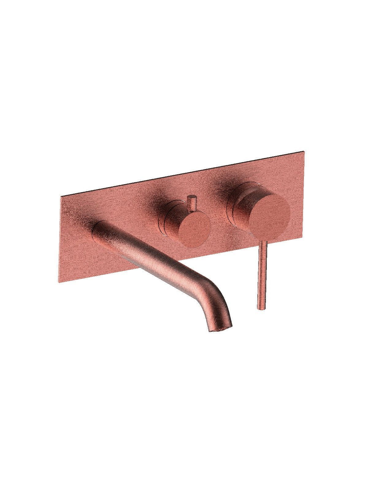 Смеситель для ванны из нержавеющей стали с переключателем Rubinetterie Frattini Pepe XL 316 ARCH-00058002