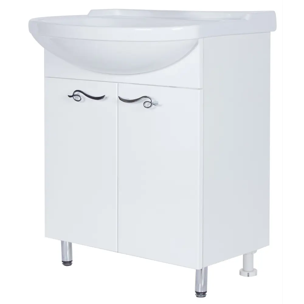 Тумба под раковину напольная «Венеция» 65 см цвет белый 14585821 STLM-2162968 Santreyd - Вид №1