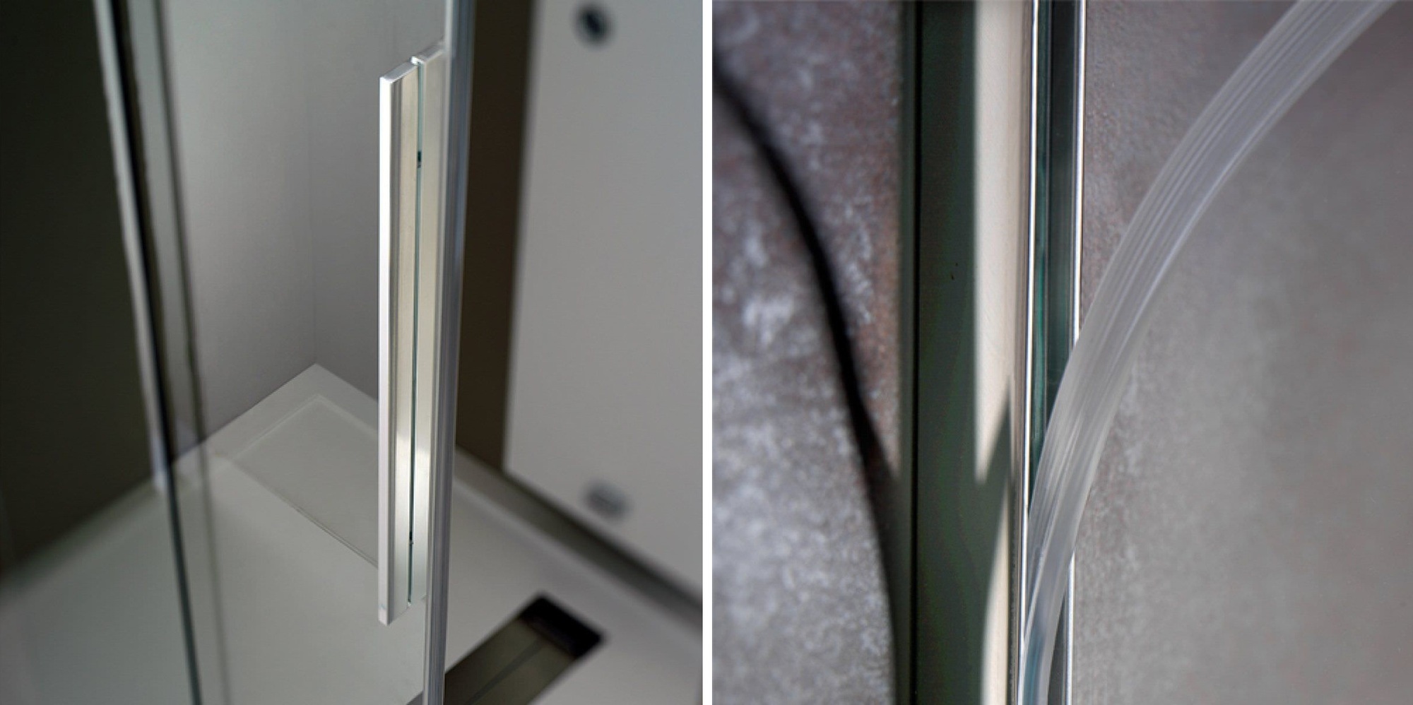 Душевое ограждение Wing W02 100 см Karolitalia BLUBLEUWINGW02100 - Вид №1