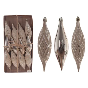 89378989 Набор елочных украшений «Капля», 936115 15x4x4 см, цвет золотой 12 шт. STLM-1344340