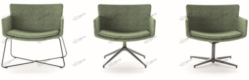 IBEBI Кресло из ткани с подлокотниками Zeus sun-id-1368146