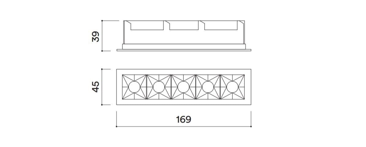 Несколько металлических светодиодных утопленных прожекторов HER Nixe ARCH-00120202 - Вид №2